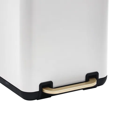 Miniatura 5 de SunnyPoint Cubo de basura pequeño de 6 litros (1.58 galones) con cubos interiores de plástico; baño rectangular, oficina, cocina y dormitorio, paso