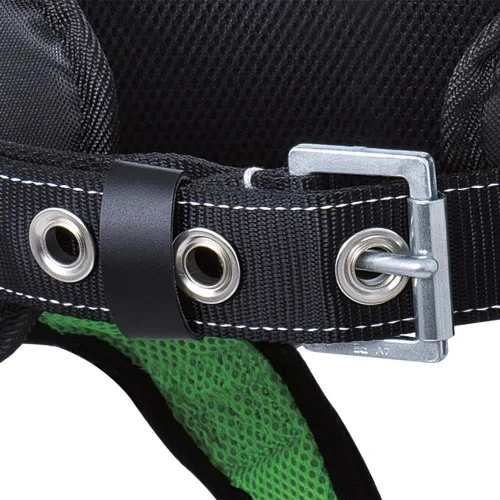 Miniatura 4 de Peakworks Arnés de seguridad acolchado de cuerpo completo con protección contra caídas con soporte de espalda, cinturón de posicionamiento, anillos