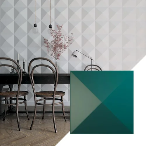 Miniatura 28 de Ekena Millwork 11 7/8 pulgadas de ancho x 11 7/8 pulgadas de alto Sellek EnduraWall Decorativo Panel de pared 3D, dorado