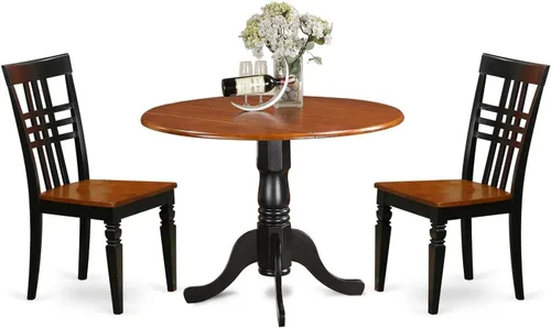Miniatura 9 de East West Furniture Juego de mesa de comedor DLLG5-LWH-W