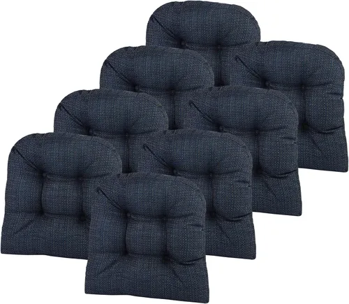 Miniatura 39 de Klear Vu Gripper Overstuffed - Cojines universales antideslizantes para silla de comedor para decoración de cocina o uso de oficina, almohadilla