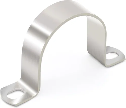 6 piezas Abrazadera de Conducto 2-3/8" 304 SS Soporte de Tubo Bracket en U, Abrazaderas de Tubo para Cable/Tubería de Agua/Tubería, Abrazadera de