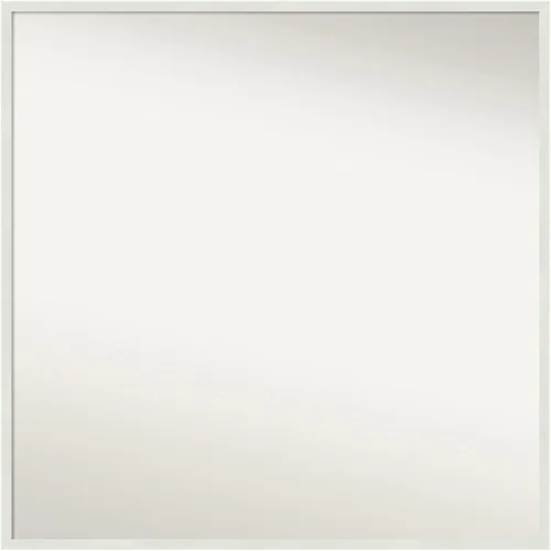 Miniatura 91 de Amanti Art Espejo de baño blanco para sobre el fregadero, 32 x 45 pulgadas, espejo de tocador rectangular blanco esbelto, marco de madera moderno