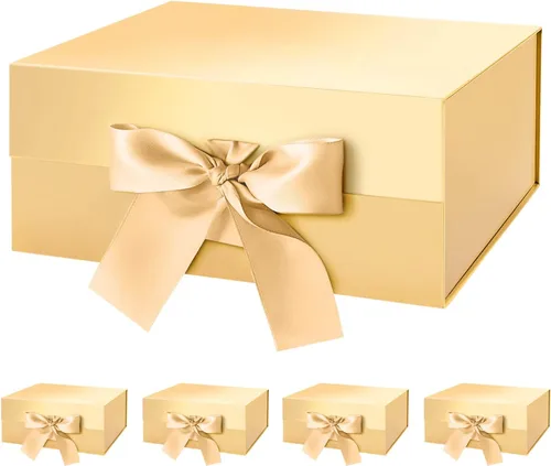Miniatura 33 de HAPPY POTATO Caja de regalo grande con tapa y cinta, caja de propuesta de padrino, caja de regalo magnética para regalos