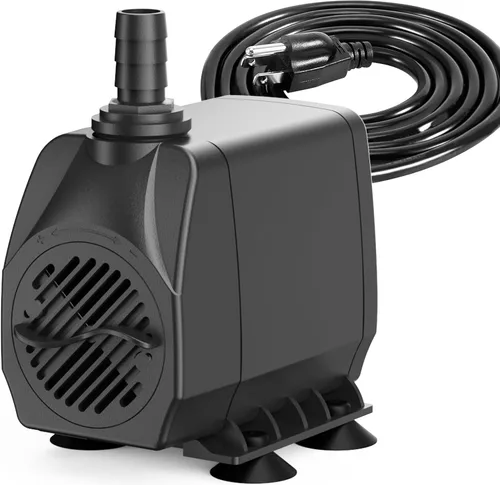 Miniatura 8 de Knifel Bomba sumergible 880GPH con apagado automático, elevación de 10 pies de alto para fuentes, hidroponía, estanques, acuarios y más