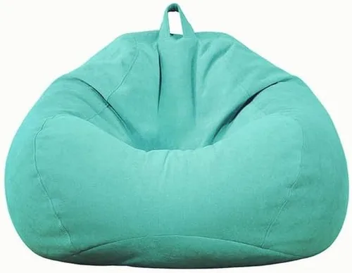 Miniatura 6 de Koolouispoper Funda para sofá grande y pequeña sin relleno, de tela de lino, puf, puff para sala de estar, dormitorio, tatami
