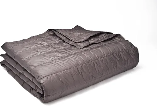 Miniatura 7 de PUFF Down - Manta alternativa para interiores y exteriores, resistente al agua, con funda de nailon extra fuerte, individual, peltre