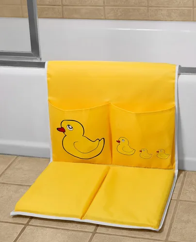 Miniatura 2 de Handy Laundry Almohadilla para rodillas de baño para bebé: la alfombrilla de baño tiene almohadillas gruesas para mayor comodidad y dos bolsillos