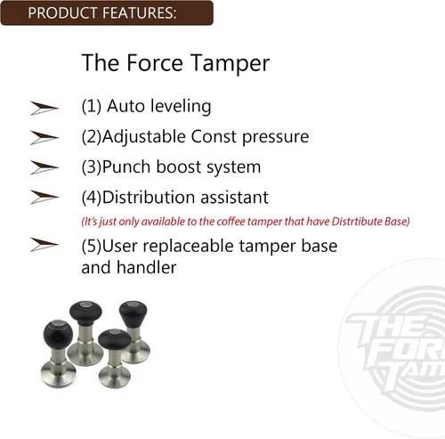 Miniatura 3 de The Force Tamper - Juego de expansión de presión constante ajustable y autolevelación (bola, 2.087 in)