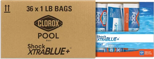 Miniatura 8 de Clorox® Pool&Spa™ Shock XTRABLUE® Plus, mata bacterias y algas en piscinas, listo para nadar en 15 minutos, (paquete de 6)