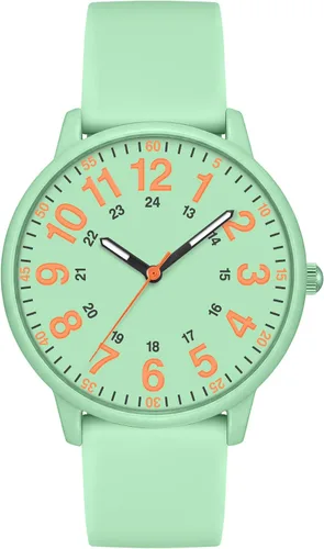 Miniatura 9 de Asan Ge Watches for Women, Fashion 3ATM Waterproof Minimalist Lightweight Easy-to-Read Analog Silicone Watch Suitable for Daily Work, Leisure