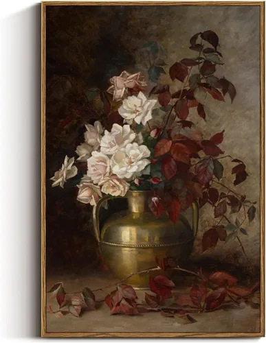 Miniatura 93 de VIYYIEA Arte de Pared en Lienzo Enmarcado Decoración del Hogar, Decoración de Granja Valles Ondulantes bajo Cielos Despejados Pintura de Pared
