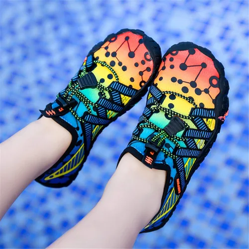 Miniatura 4 de UBFEN - Zapatos para el agua para niños y niñas zapatos acuáticos y livianos de secado rápido para ir a la playa practicar deportes hacer natación e