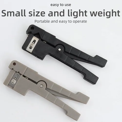 Miniatura 9 de 45-162 Pelacables coaxiales 45-165 Pelacables de fibra óptica Tubo de haz transversal Abierto y cuchillo de pelar Carcasa suelta 45-162-45-165
