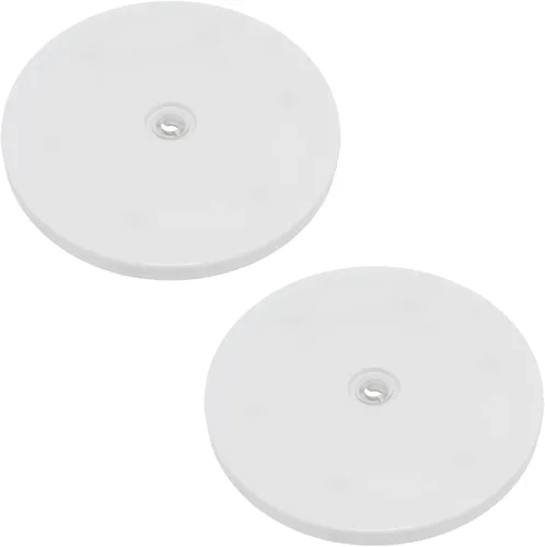 Miniatura 23 de 4 Piezas Negro 2 pulgadas Acrílico Lazy Susan Organizador Giratorio de Mesa con Rodamientos - Placa Giratoria Redonda para Estante de Especias