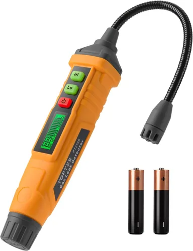 TopTes PT210S Detector de fugas de gas, Detector de gas natural con sonda de 4 pulgadas, Detector de fugas de propano que localiza gases
