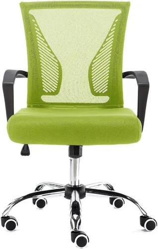 Modern Home ZUNA-BKLIME - Silla de oficina, negro/lima Negro/Lime