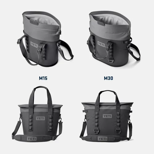 Miniatura 8 de YETI Enfriadores suaves portátiles Hopper Serie M con acceso MagShield Rojo de vid silvestre