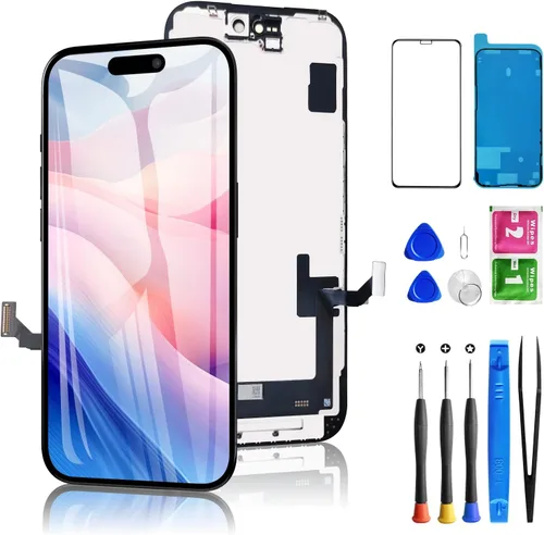 Miniatura 16 de para iPhone 8/SE 2020 2ª Generación Pantalla de Repuesto Blanca, Diykitpl Ensamblaje Completo Pantalla LCD Digitalizadora Táctil 3D para SE 2020