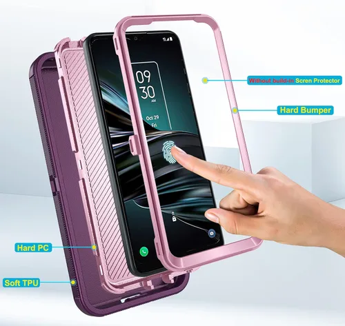 Miniatura 5 de Asuwish Funda de teléfono para Samsung Galaxy S22 Ultra 5G con protector de pantalla de vidrio templado y cubierta para celda, híbrida, resistente