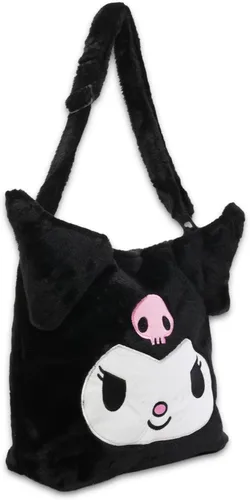 Miniatura 3 de Kuromi - Juego de monedero de peluche, paquete con calcomanías Kuromi Plushie Plus, tatuajes y más, bolso Kuromi de Hello Kitty y sus amigos