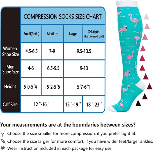 Miniatura 7 de LEVSOX Calcetines de compresión para mujeres y hombres, 20-30 mmHg, lo mejor para enfermeras, viajes, embarazo