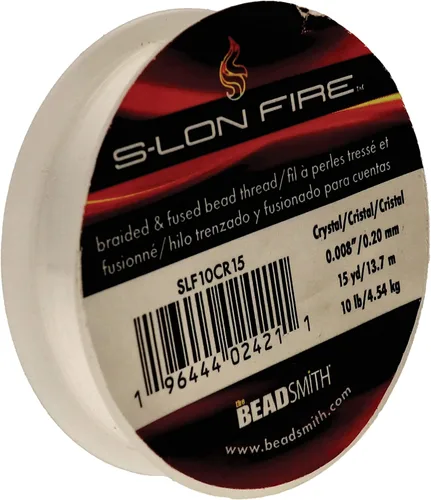 Miniatura 13 de The Beadsmith S-Lon Fire - Hilo de cuentas trenzado y fundido - Prueba de 6 libras, diámetro de 0.006 pulgadas/0.006 in, carrete de 50 yardas