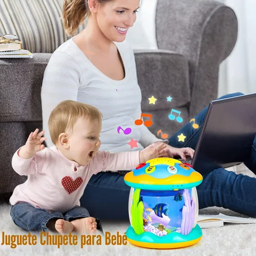 Miniatura 6 de Juguetes para bebés de 6 a 12 meses, juguetes musicales con luces para tiempo de barriga, juguetes para bebés de 3-6 7 8 9 12-18 meses, juguetes