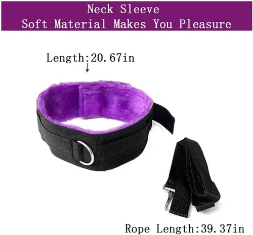 Miniatura 6 de Juego de correas de amarre sexual, para adultos, restricciones de cama para parejas debajo de la cama King, accesorios sexys para mujeres en correas