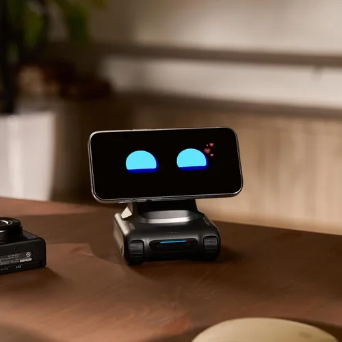 Miniatura 2 de LOOI Robot-Space Black-AI Compañero de escritorio, interacción de voz ChatGPT y Gemini, comprensión visual, personalidad y memoria, carga