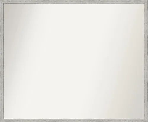 Miniatura 734 de Amanti Art Espejo de baño blanco para sobre el fregadero, 32 x 45 pulgadas, espejo de tocador rectangular blanco esbelto, marco de madera moderno