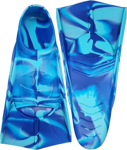 Miniatura 2 de Swimming Training Fins,Comfortable Silicone Flippers for Swimming and Diving,Size Suitable Kids Girls Boys Adult BE-Blue Seaarea