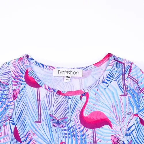 Miniatura 43 de Perfashion Vestidos a juego para niñas y muñecas sin mangas/manga larga, acampanados, faldas de fiesta de unicornio