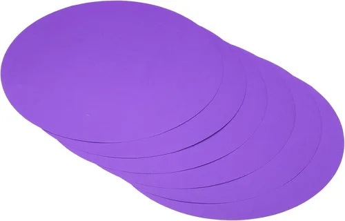 Miniatura 11 de PATIKIL Papel de cartón redondo de 9.8 pulgadas, 20 unidades de círculos de disco en blanco para decoración de fiestas, manualidades, manualidades