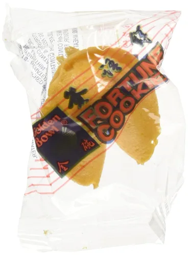 Miniatura 2 de Golden Bowl Fortune Cookies, sabor a vainilla, caja de 350