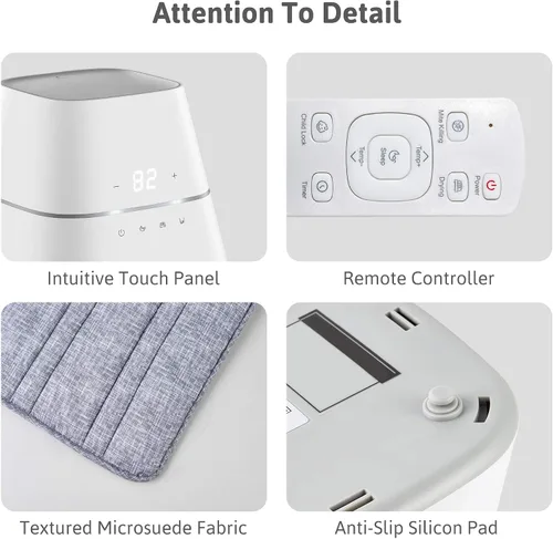 Miniatura 3 de AquaPad CozyFlow Cubrecolchón con calefacción por agua, sin cable eléctrico, todo digital, garantía de 5 años, AirQuiet y tecnología de doble