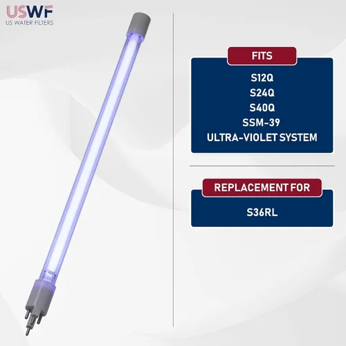 Miniatura 3 de Lámpara UV de repuesto S36RL Compatible con los sistemas UV VIQUA S12Q, S24Q, S40Q y SSM-39 Series Fabricado en los Estados Unidos US Water