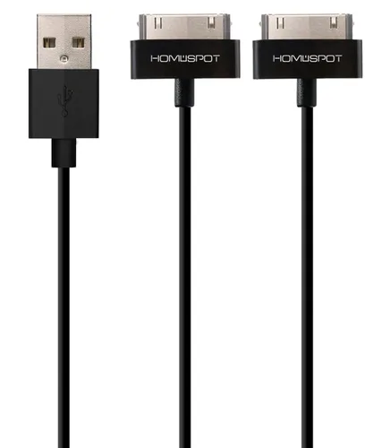 Miniatura 9 de Cable cargador corto de 30 pines [certificado MFi] para iPhone 4, iPhone 4S, iPad 1/2/3, iPod Touch, iPod Nano (negro, 8 pulgadas, 7.9 in, 1 unidad)