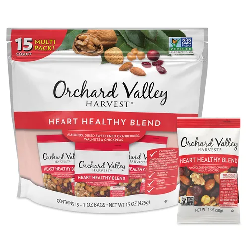 Miniatura 11 de Orchard Valley Harvest - Mezcla antioxidante, bolsas de 1 onza (paquete de 15), almendras, arándanos, arándanos, anacardos y pepitas, sin OMG, sin