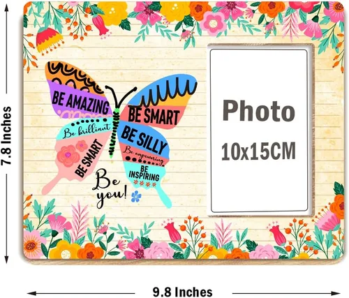Miniatura 3 de OTINGQD Marcos de fotos inspiradores, regalo motivacional para niñas, amigas, hermanas, regalos de aliento para mujeres, marco de fotos Be Amazing