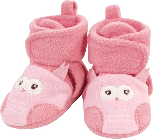 Miniatura 4 de Hudson Baby Baby-Girls Animal Fleece Booties 2-Pack Socks