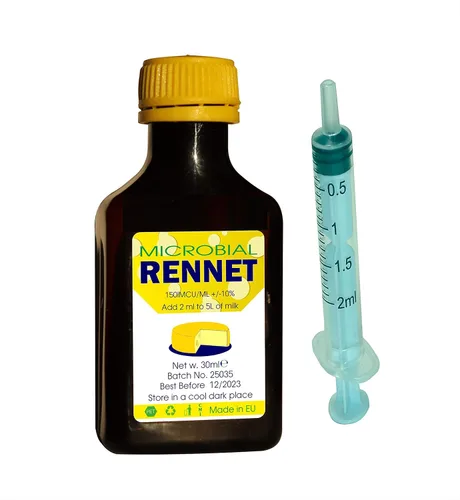 Miniatura 2 de Coagulante líquido microbiano RENNET 1.0 fl oz añadir 0.1 fl oz por 5L de leche