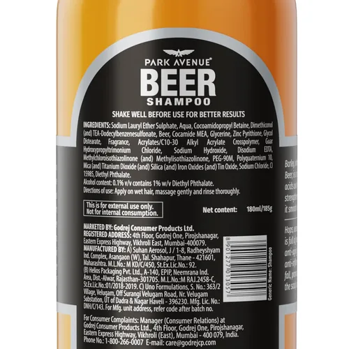 Miniatura 3 de Park Avenue Champú de cerveza anticaspa, 6.1 fl oz - De la India