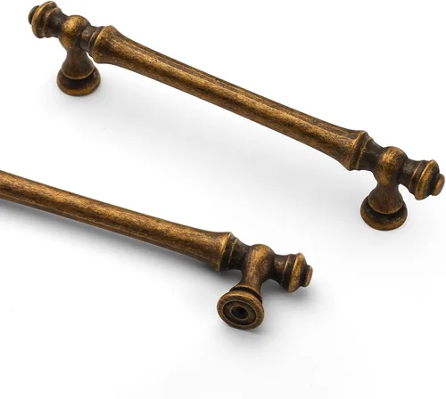 Miniatura 26 de Asidrama 1 paquete de 3 pulgadas (2.992 in) de latón cepillado, tiradores dorados para gabinete de cocina, accesorios para gabinetes de cocina