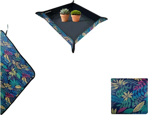 Miniatura 33 de Tapete grande de trasplante de plantas, tapete grueso impermeable para macetas, tapete de jardinería para suculentas, tapete portátil