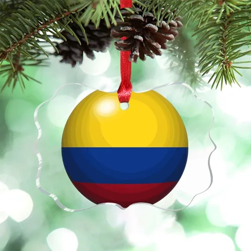Miniatura 35 de Bandera de Cabo Verde, decoración para árbol de Navidad, bola 3D, recuerdo de la ciudad del país, adornos de Navidad personalizados, decoración