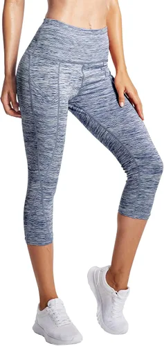 Miniatura 7 de NELEUS Pantalones de entrenamiento de cintura alta con control de abdomen para mujer
