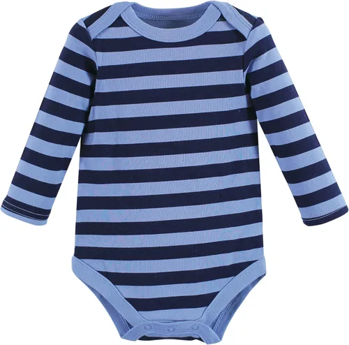 Miniatura 4 de Hudson Baby Body unisex de algodón de manga larga, para bebé