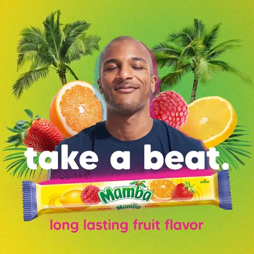 Miniatura 5 de Mamba Caramelos masticables de frutas, 3.73 onzas, 24 piezas (paquete de 24)