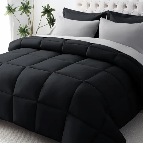 Miniatura 25 de JOLLYVOGUE Juego de edredón individual XL, cama ultrasuave en una bolsa, tamaño individual XL, 5 piezas, juego de ropa de cama certificado Oeko-TEX